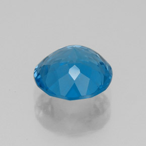 2,18 ctw natürlicher blauer Topas, Rundschliff, VVS