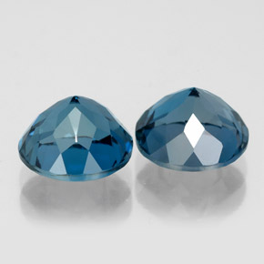  ct natürliche blauer Topas-Edelsteine, Rundschliff, VVS