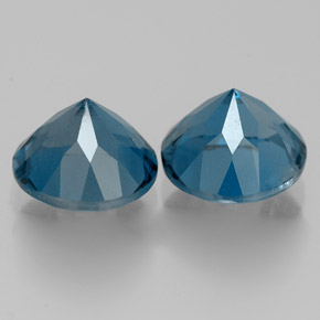  ct natürliche blauer Topas-Edelsteine, Rundschliff, VVS