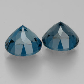  ct natürliche blauer Topas-Edelsteine, Rundschliff, VVS