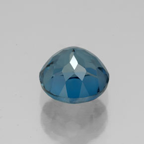3,00 ctw natürlicher blauer Topas, Rundschliff, VVS