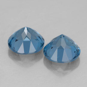  ct natürliche blauer Topas-Edelsteine, Rundschliff, VVS