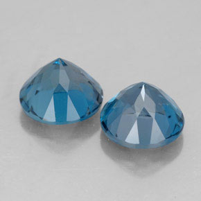  ct natürliche blauer Topas-Edelsteine, Rundschliff, VVS