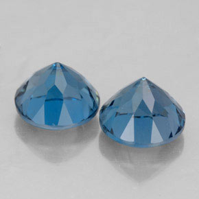  ct natürliche blauer Topas-Edelsteine, Rundschliff, VVS