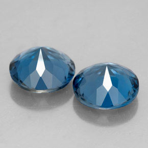  ct natürliche blauer Topas-Edelsteine, Rundschliff, VVS-VS