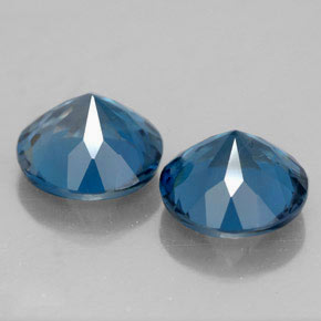  ct natürliche blauer Topas-Edelsteine, Rundschliff, VVS