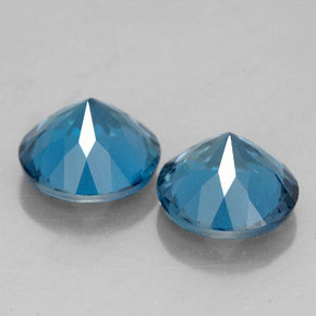  ct natürliche blauer Topas-Edelsteine, Rundschliff, VVS-VS