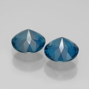  ct natürliche blauer Topas-Edelsteine, Rundschliff, VVS