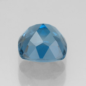 2,92 ctw natürlicher blauer Topas, Kissenschliff, VVS