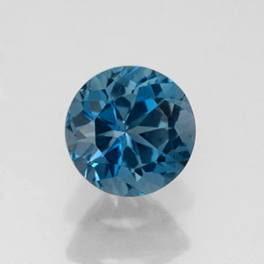 1,82 ctw natürlicher blauer Topas, Rundschliff, VVS