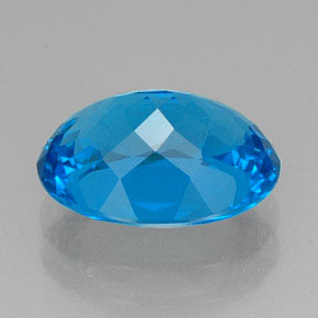 12,83 ctw natürlicher blauer Topas, Oval Schliff, VVS