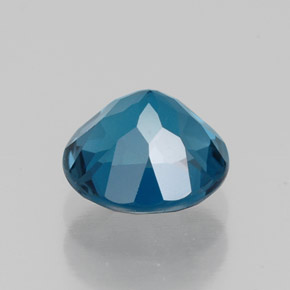 1,70 ctw natürlicher blauer Topas, Rundschliff, VVS