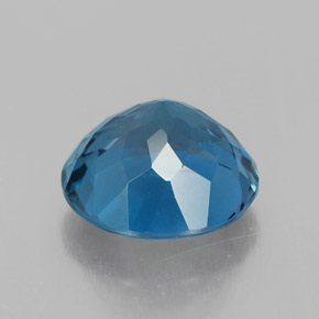 3,32 ctw natürlicher blauer Topas, Rundschliff, VVS