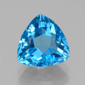 3,24 ctw natürlicher blauer Topas, Trillion, VVS-VS