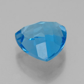 3,24 ctw natürlicher blauer Topas, Trillion, VVS-VS