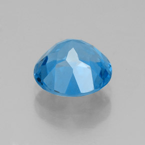 2,28 ctw natürlicher blauer Topas, Rundschliff, VVS