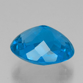 11,31 ctw natürlicher blauer Topas, Oval Schliff, VVS