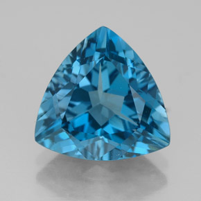 5,58 ctw natürlicher blauer Topas, Trillion, VVS