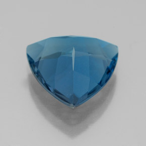 5,58 ctw natürlicher blauer Topas, Trillion, VVS