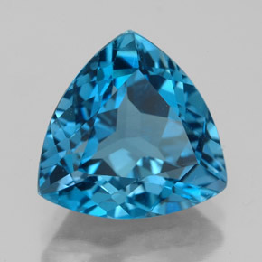 6,69 ctw natürlicher blauer Topas, Trillion, VVS