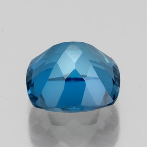 2,80 ctw natürlicher blauer Topas, Kissenschliff, VS