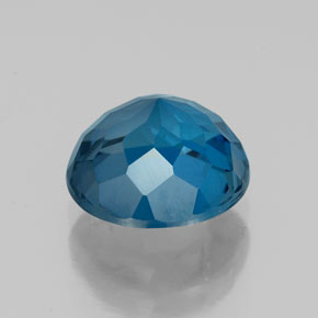 2,52 ctw natürlicher blauer Topas, Rundschliff, VVS