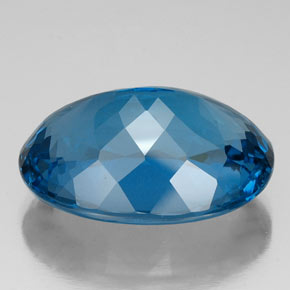 46,22 ctw natürlicher blauer Topas, Oval Schliff, VVS