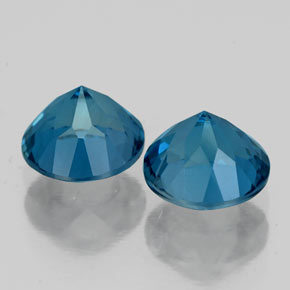  ct natürliche blauer Topas-Edelsteine, Rundschliff, VS