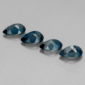  ct natürliche blauer Topas-Edelsteine, Birnenform, VVS-VS