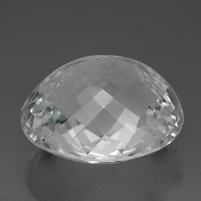 86,40 ctw natürlicher weißer Topas, Oval Schliff, VVS