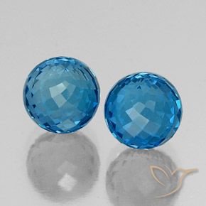 9.04 ct natürliche London Blau Topas-Edelsteine, Kugel / Ball, VVS-VS