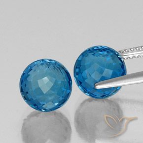 9.04 ct natürliche London Blau Topas-Edelsteine, Kugel / Ball, VVS-VS
