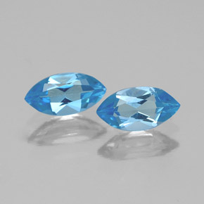  ct natürliche blauer Topas-Edelsteine, Marquise, VVS-VS