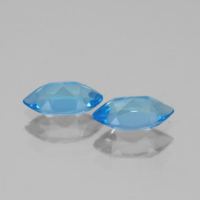  ct natürliche blauer Topas-Edelsteine, Marquise, VVS-VS
