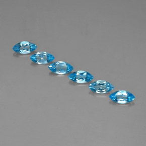  ct natürliche blauer Topas-Edelsteine, Marquise, VVS-VS