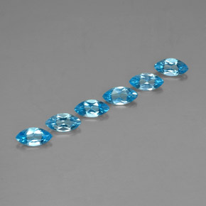  ct natürliche blauer Topas-Edelsteine, Marquise, VVS-VS