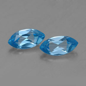  ct natürliche blauer Topas-Edelsteine, Marquise, VVS-VS