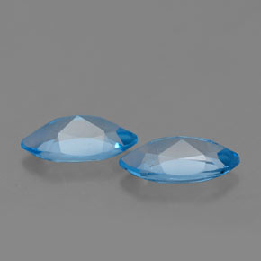  ct natürliche blauer Topas-Edelsteine, Marquise, VVS-VS