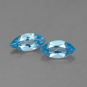  ct natürliche blauer Topas-Edelsteine, Marquise, VVS-VS