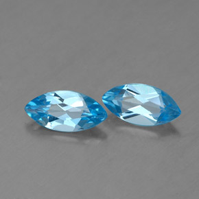  ct natürliche blauer Topas-Edelsteine, Marquise, VVS-VS