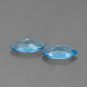  ct natürliche blauer Topas-Edelsteine, Marquise, VVS-VS