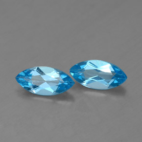  ct natürliche blauer Topas-Edelsteine, Marquise, VVS-VS