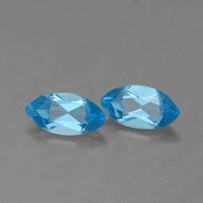  ct natürliche blauer Topas-Edelsteine, Marquise, VVS-VS