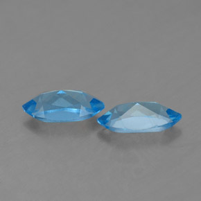  ct natürliche blauer Topas-Edelsteine, Marquise, VS