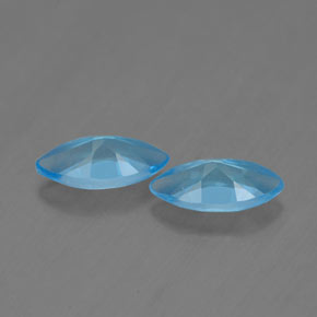  ct natürliche Schweizer Blau Topas-Edelsteine, Marquise, VVS-VS