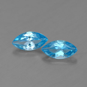  ct natürliche blauer Topas-Edelsteine, Marquise, VVS-VS