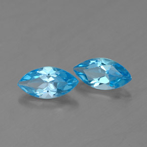  ct natürliche blauer Topas-Edelsteine, Marquise, VVS-VS