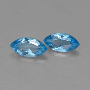  ct natürliche blauer Topas-Edelsteine, Marquise, VVS-VS