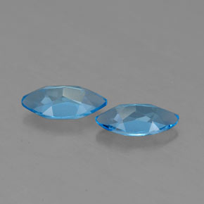  ct natürliche blauer Topas-Edelsteine, Marquise, VVS-VS