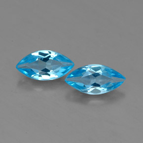  ct natürliche blauer Topas-Edelsteine, Marquise, VVS